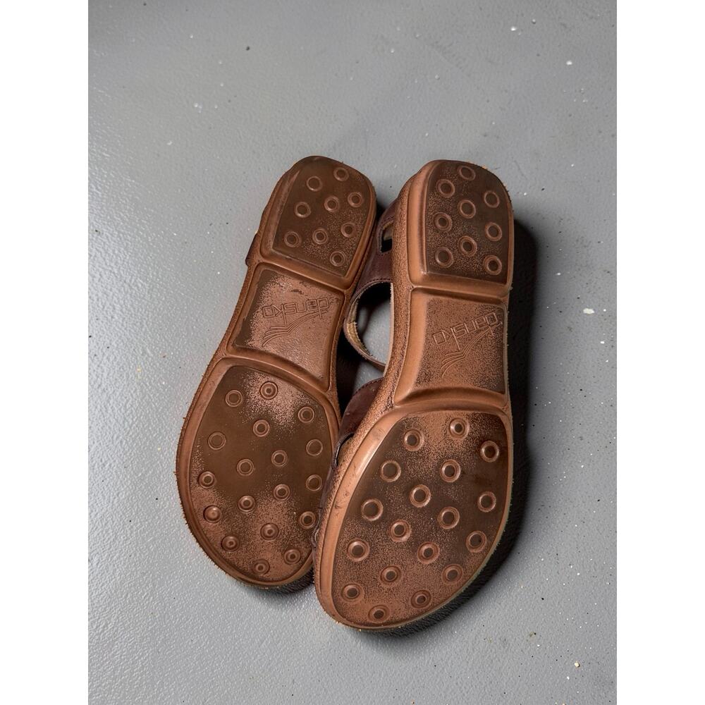 Dansko Morocco Brown Leather Mary Jane Sandals EU 38 US 7.5-8 Comfort Boho - Picture 3 of 4